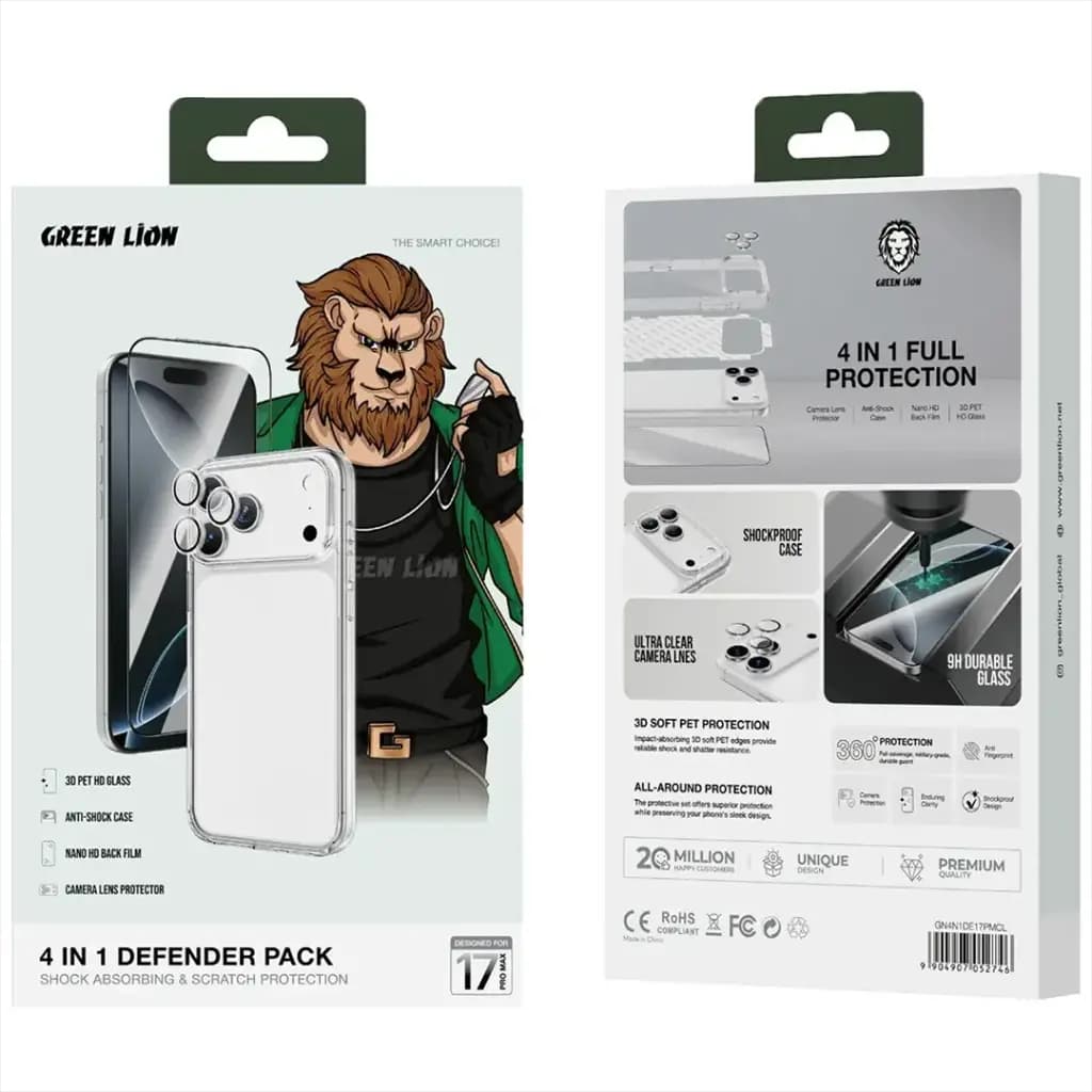 Green Lion 4 In 1 Defender Pack