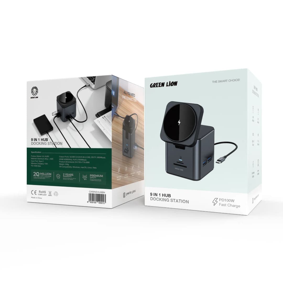 Green Lion 9 In 1 Hub Docking Station