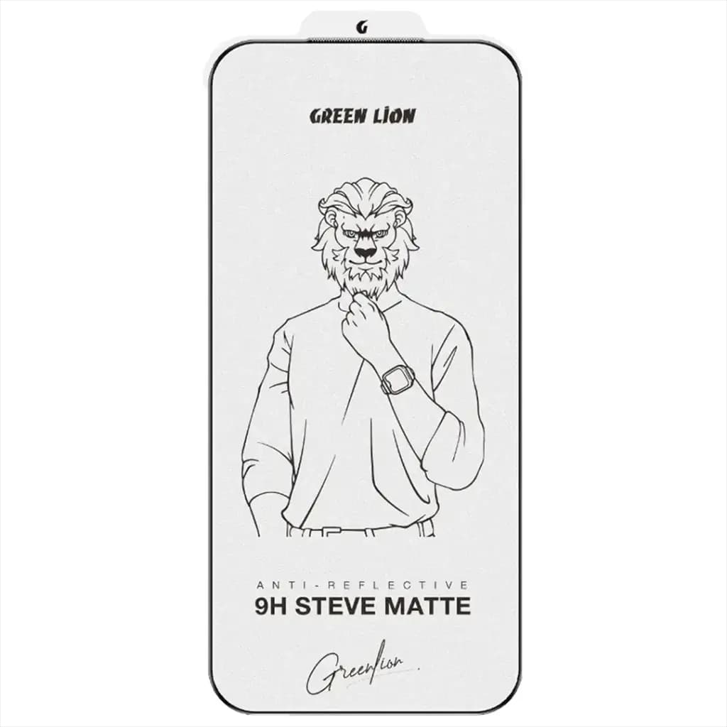 Green Lion 9H Steve Matte AG Glass Protector