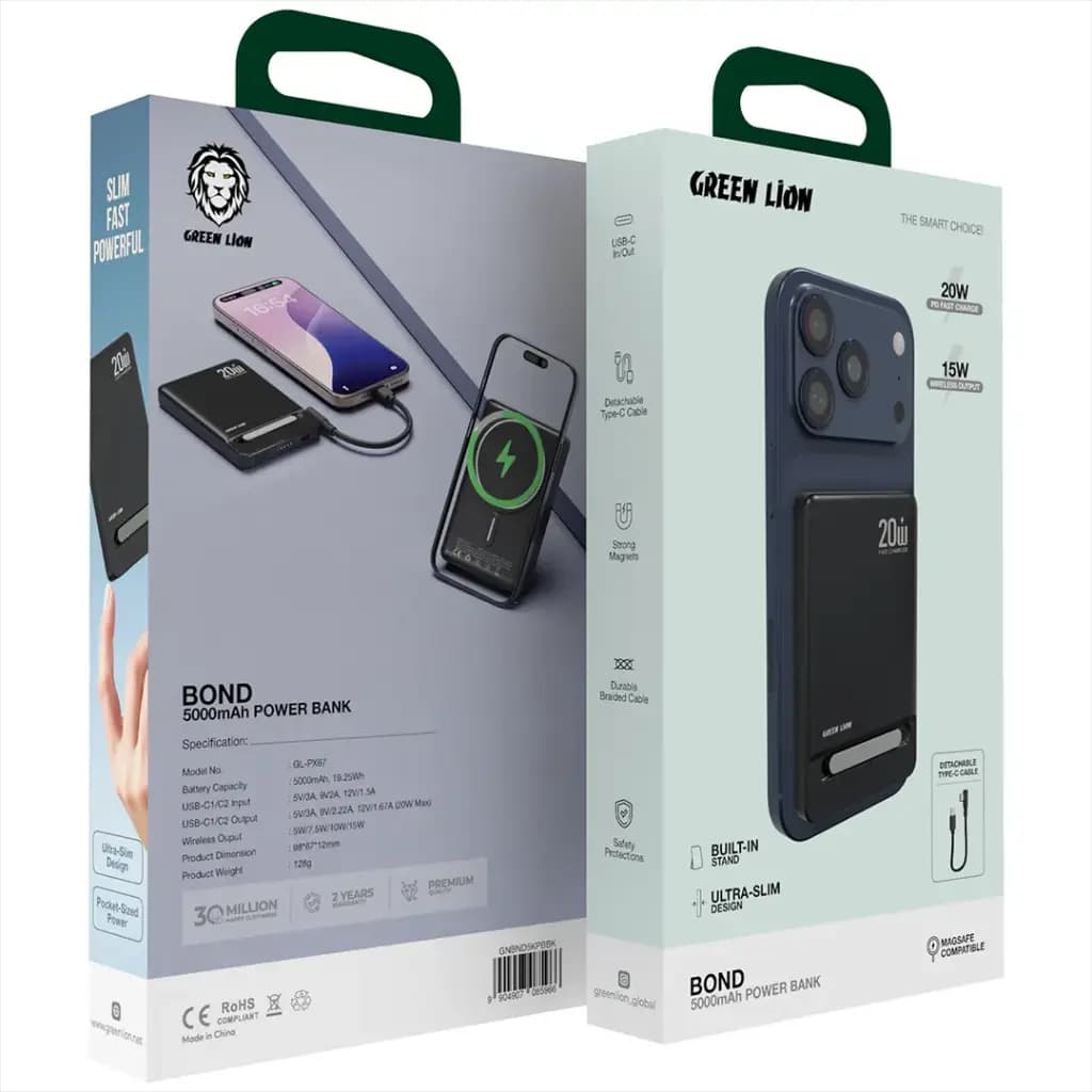 Green Lion Bond Power Bank 10000mAh