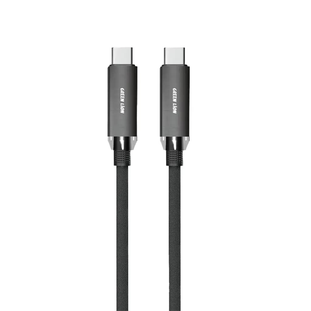 Green Lion Braided Type-C to Type-C Cable 240W 1 mtr