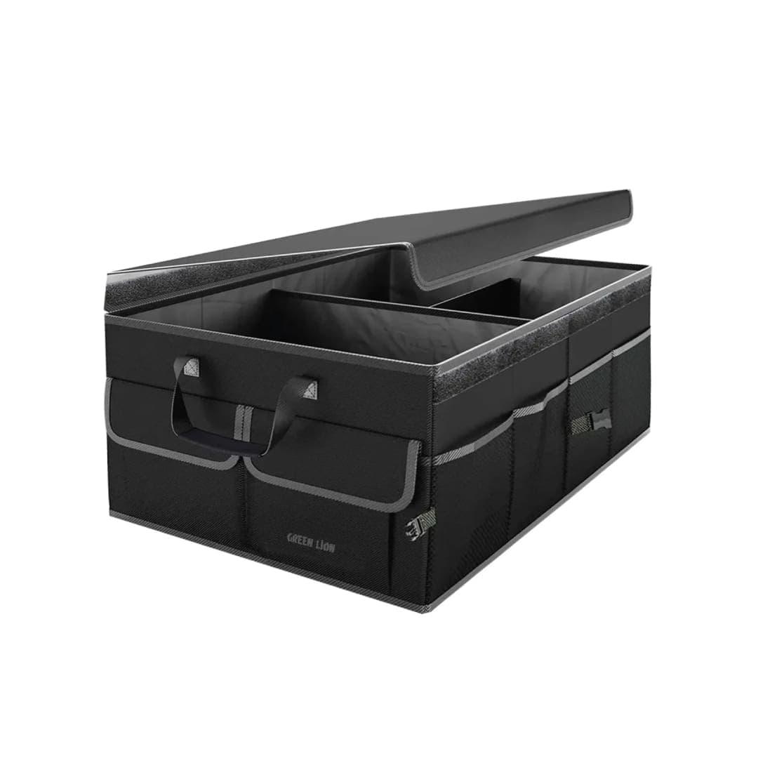 Green Lion Large Car Trunk Organizer with Lid