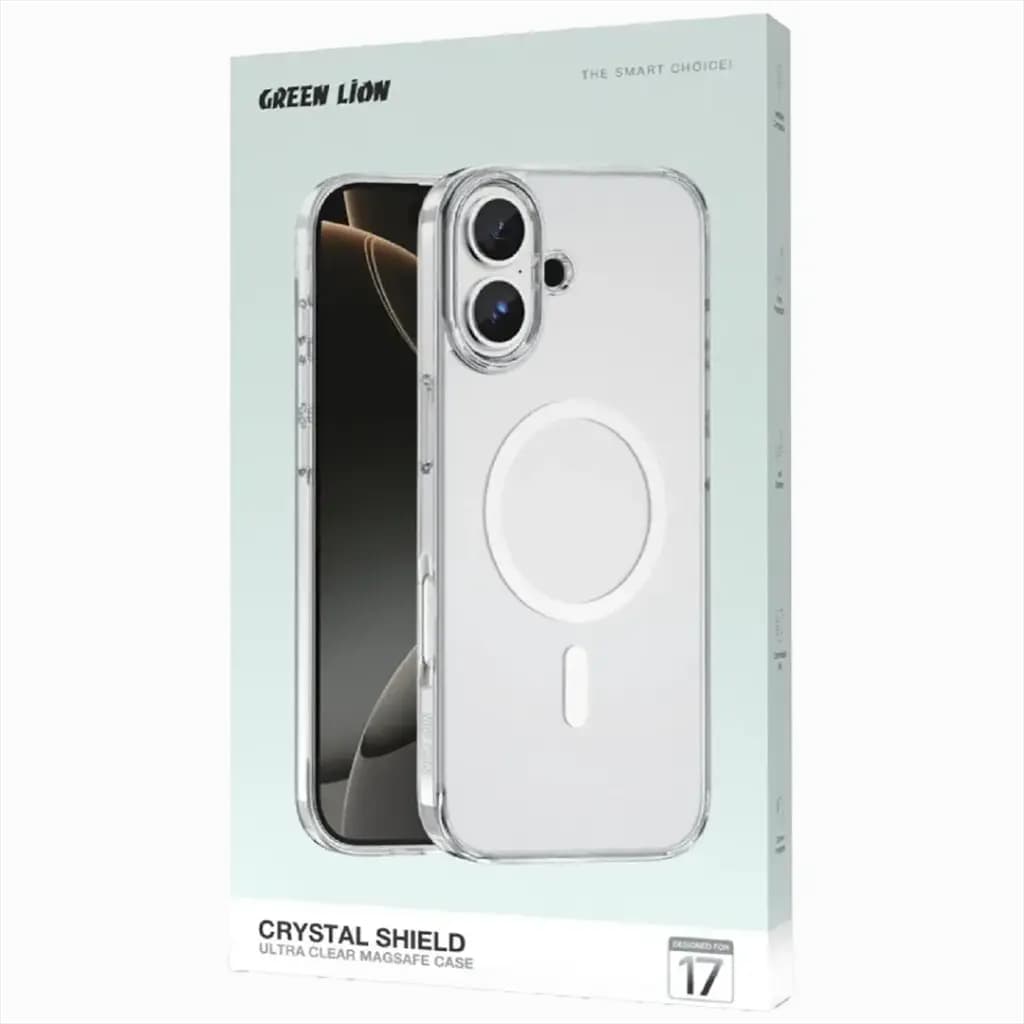 Green Lion Crystal Shield Ultra Clear MagSafe Case - iPhone 17