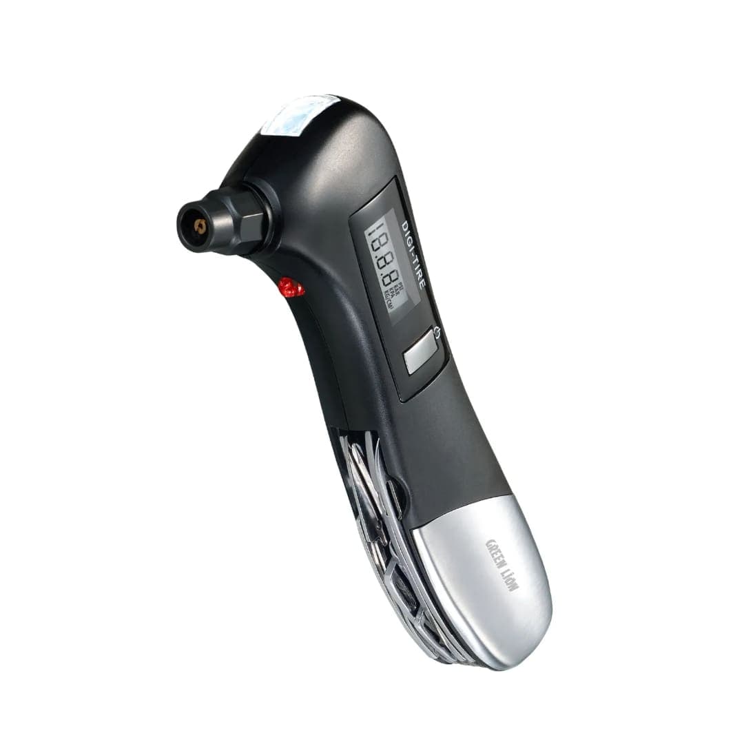 Green Lion Digital Tire Pressure Gauge 9 In 1 Rescue Tool