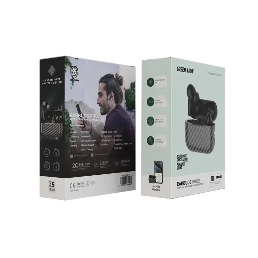 Green Lion Earbuds Pro2 with ANC