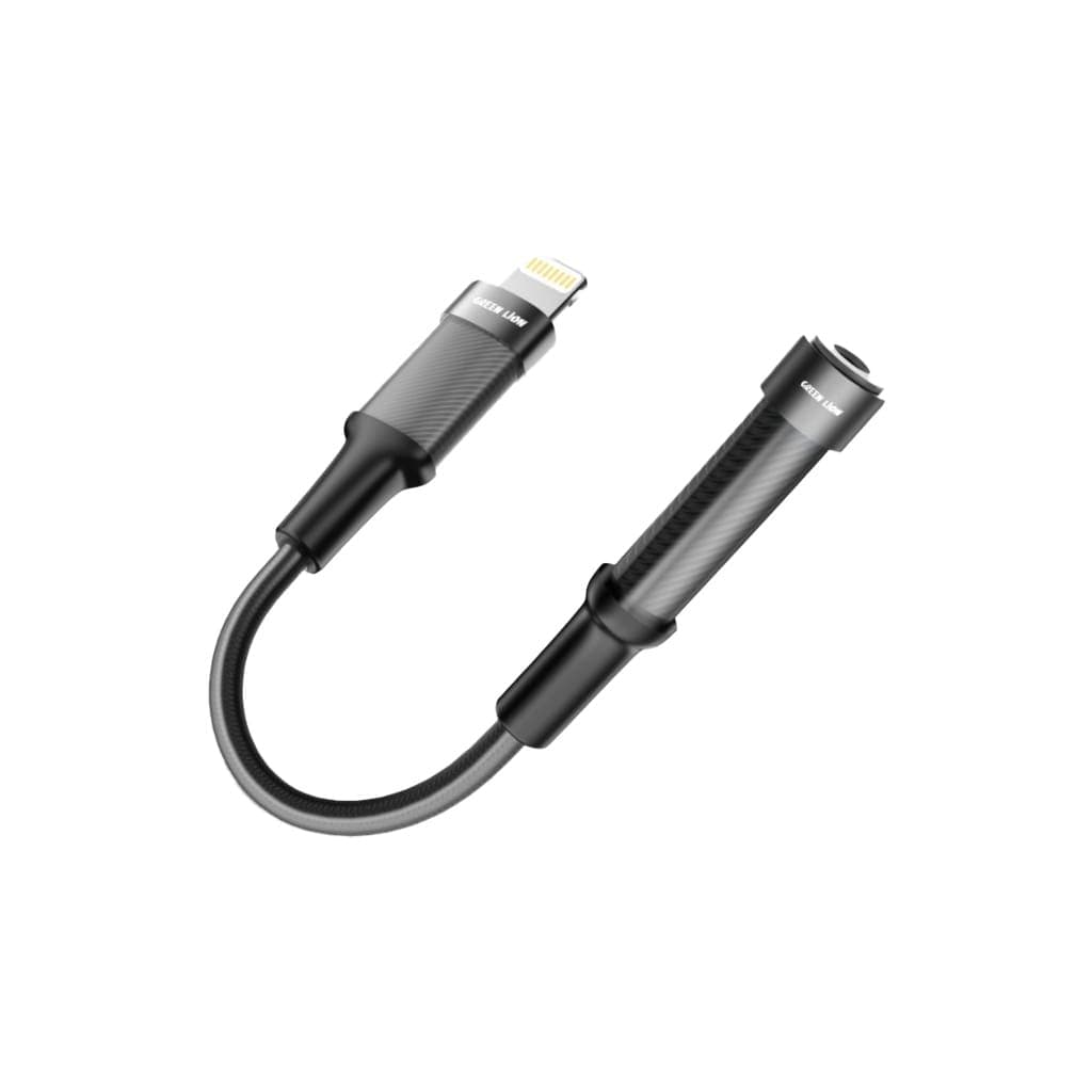 Green Lion Earphone Adapter (12cm) Lightning To 3.5 Audio jack