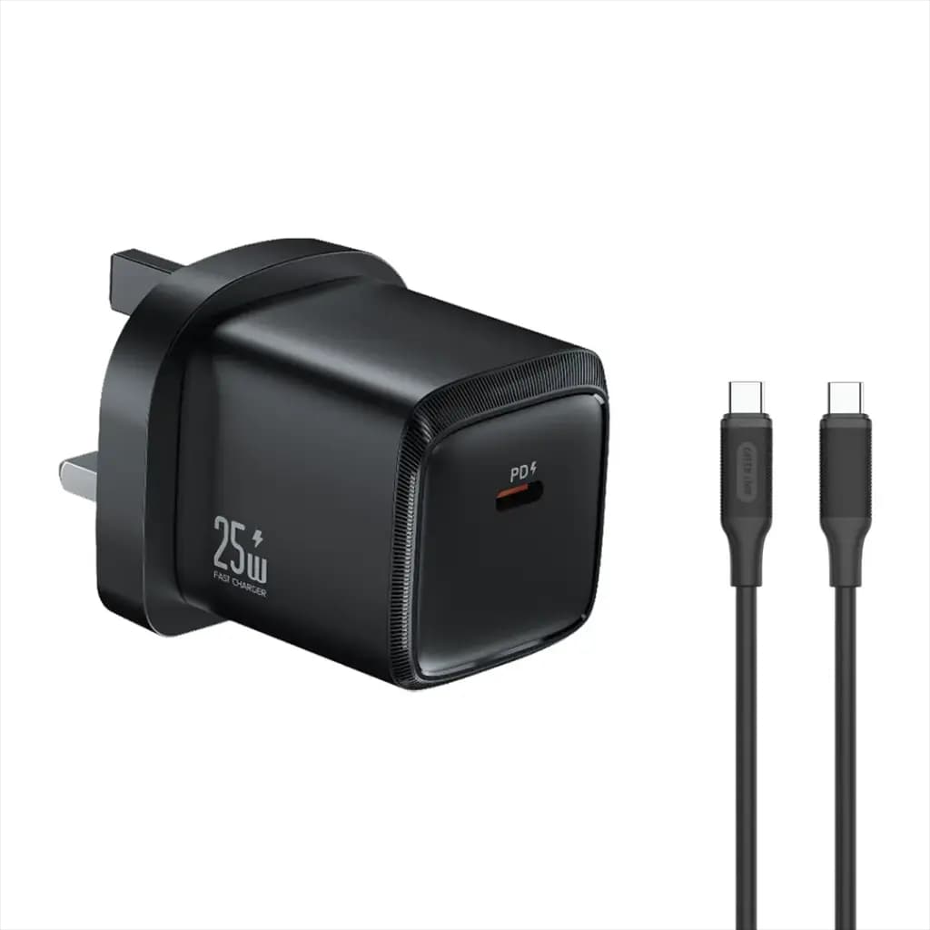 Green Lion G-Charge Series USB-C Port Wall Charger 25W PD C to C 1M Cable