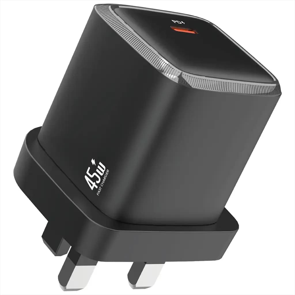 Green Lion G-Charge Series Wall Charger - UK Plug, USB-C, PD 45W