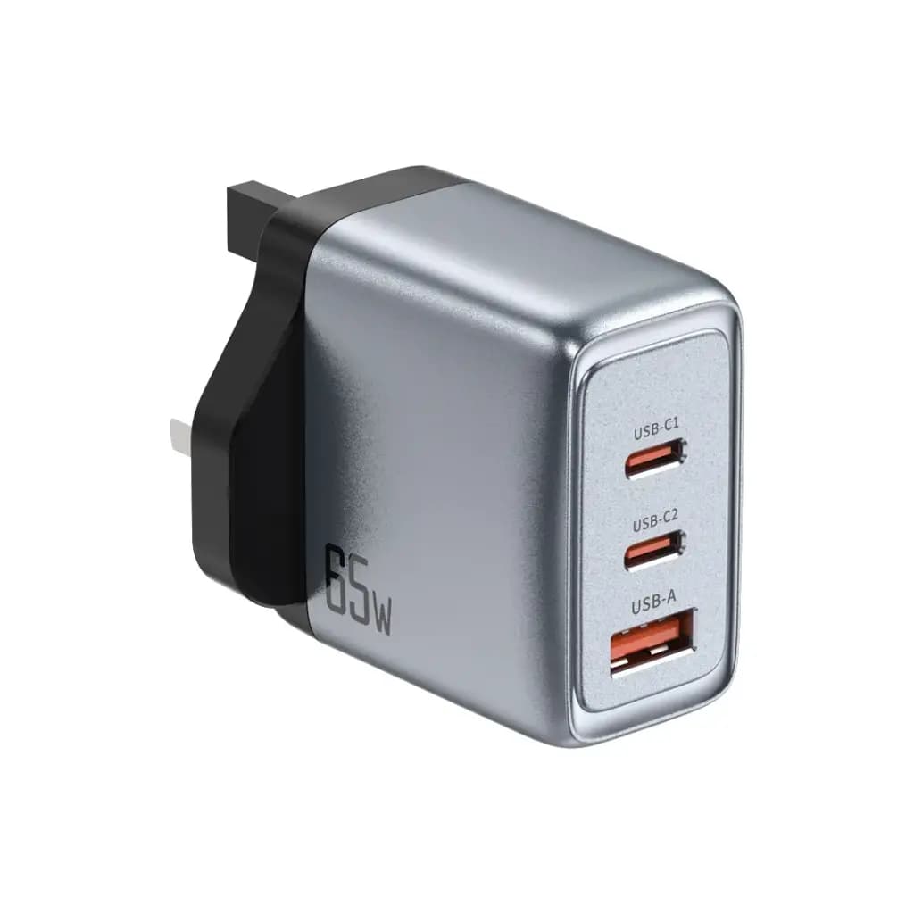 Green Lion GaNPremium UK Plug Wall Charger PD 65W