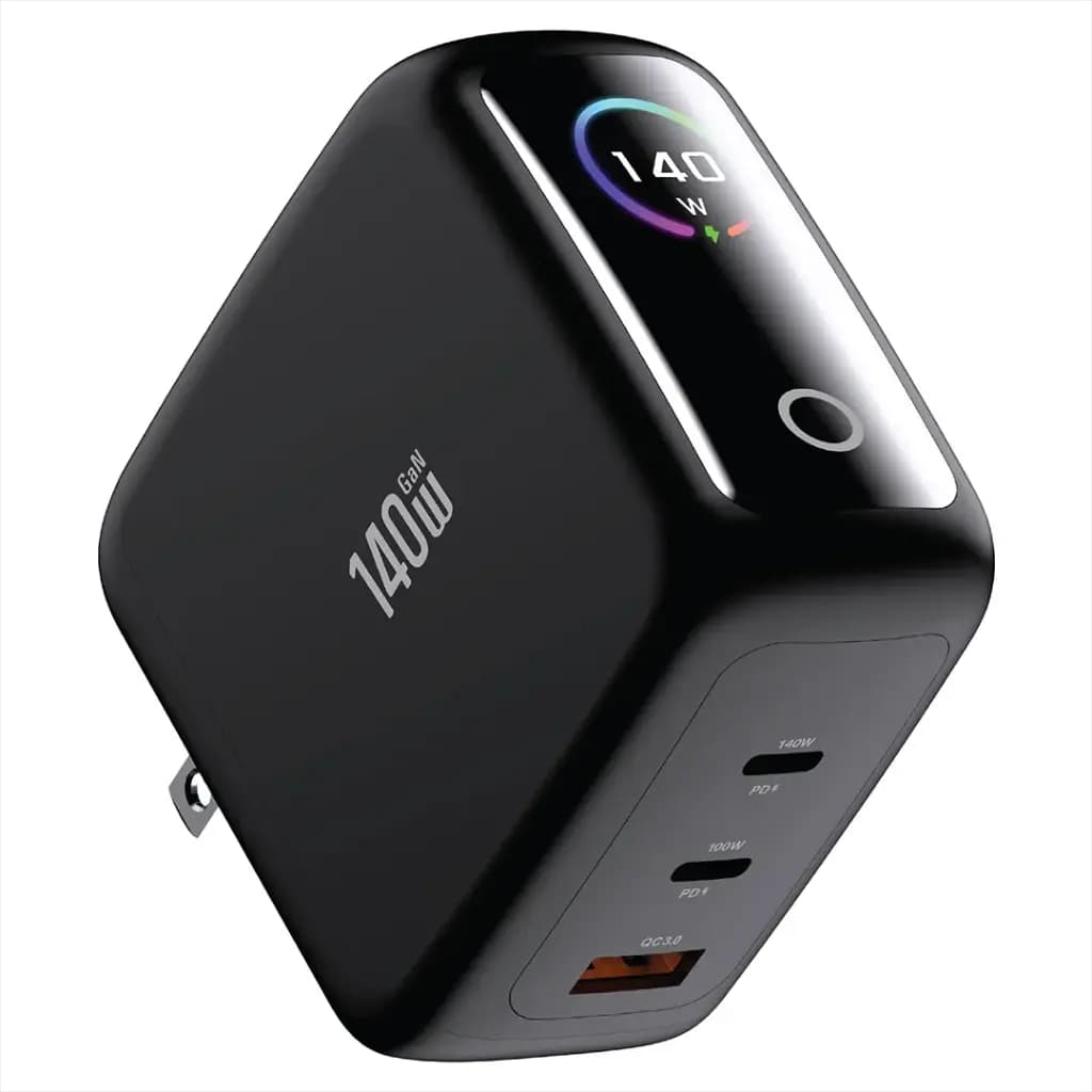 Green Lion GaNPremium Wall Charger PD 140W with UK and EU Plug