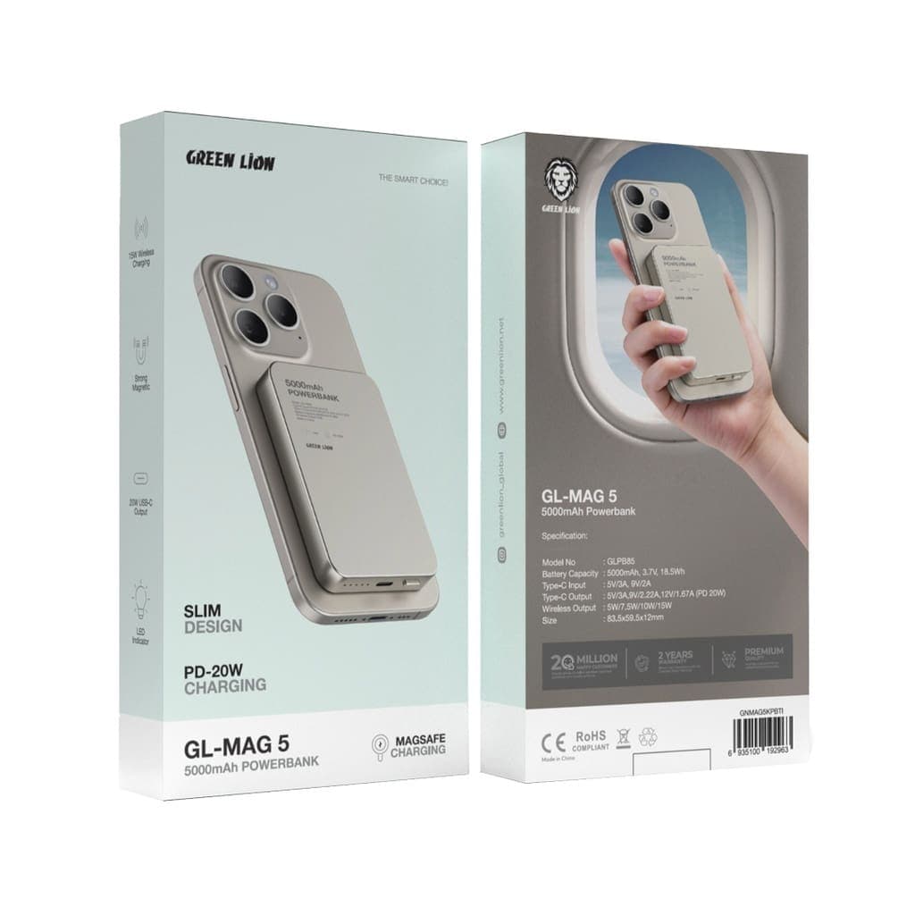 Green Lion GL-MAG 5 5000mAh Power bank PD20W
