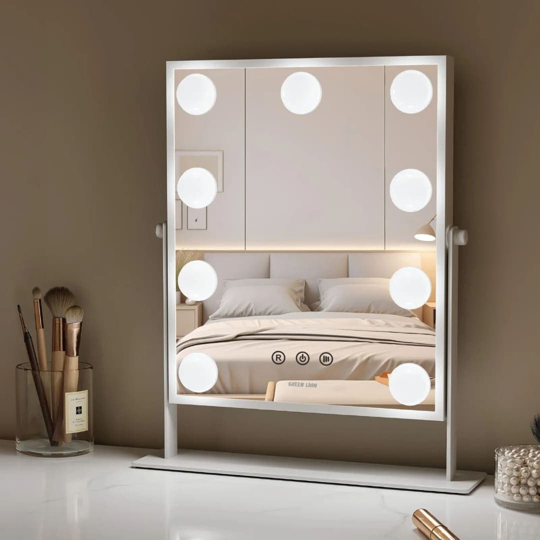 Green Lion Glam Shine Makeup Mirror 9 LED Lights