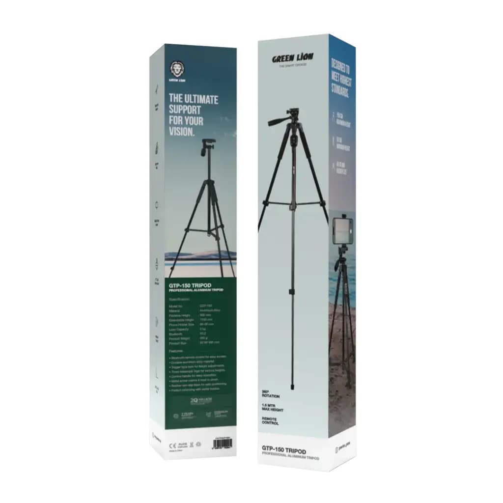 Green Lion GTP-150 Tripod-Professional Aluminum