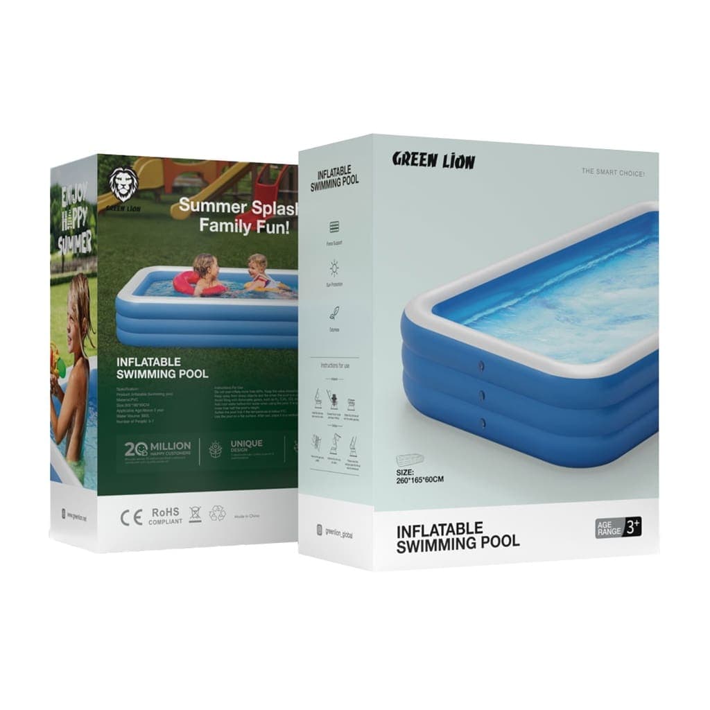 Green Lion Inflatable Swimming Pool