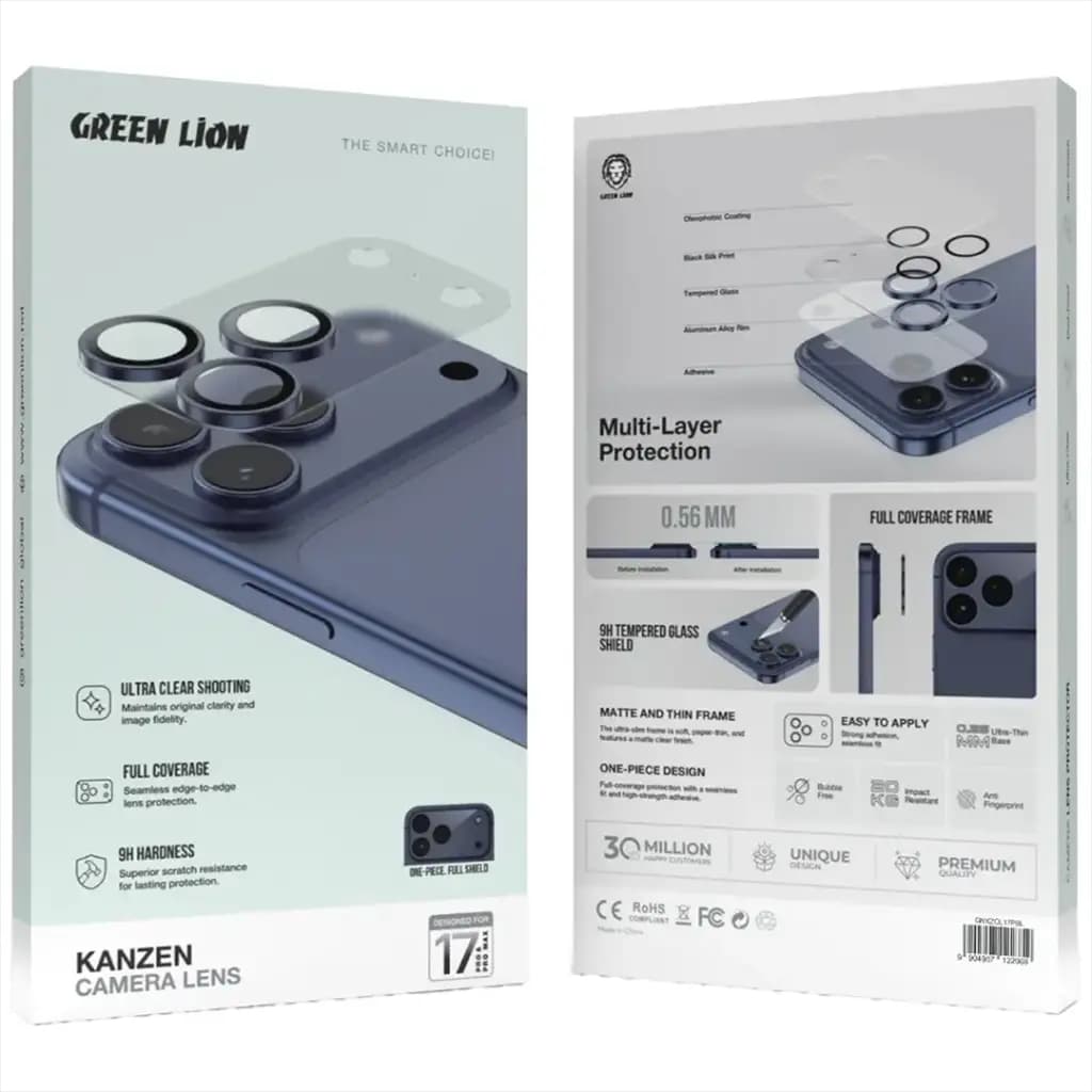 Green Lion Kanzen Camera Lens for iPhone 17 Pro/ 17 Pro Max
