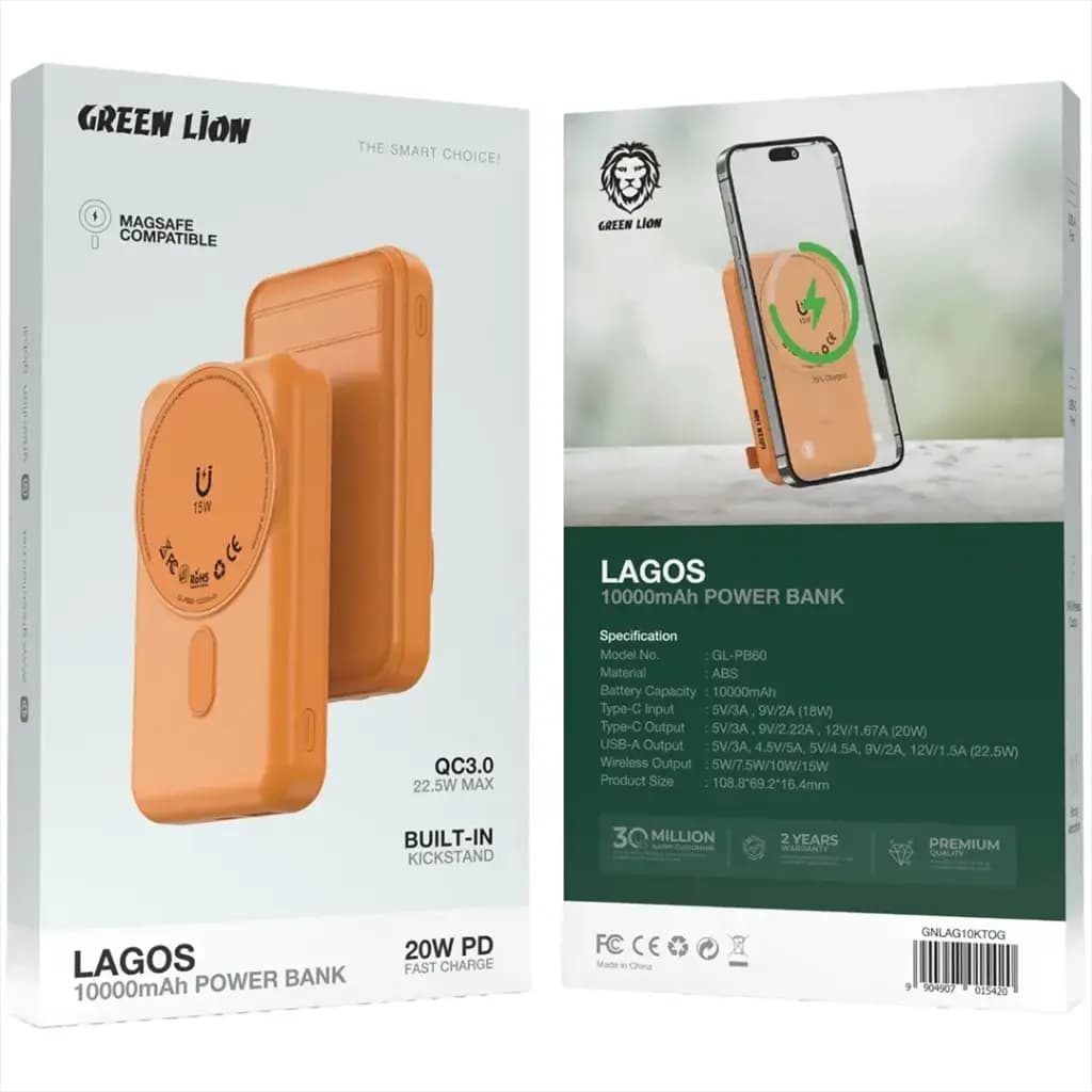 Green Lion Lagos 10000mAh Power Bank