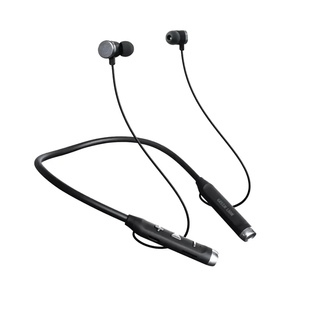 Green Lion Lion X Neckband Earphone with TF Card & Flashlight