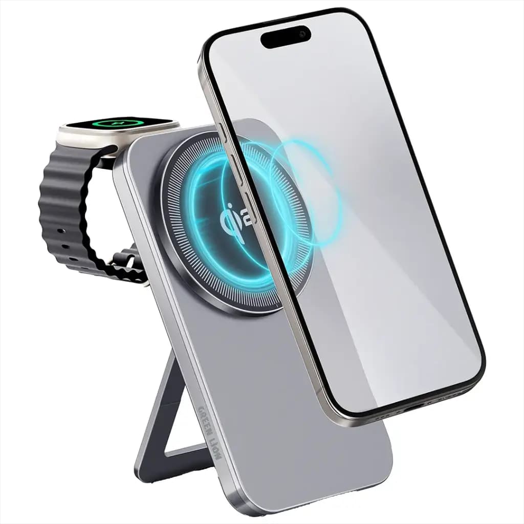 Green Lion Magstand Duo Qi2 Wireless Charger 15W