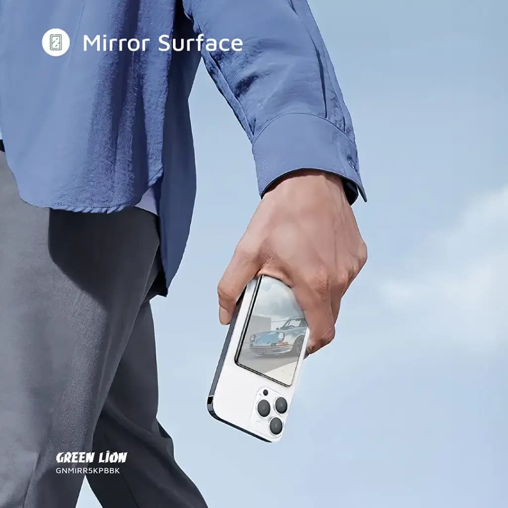 Green Lion Mirror Design 5000mAh Power Bank PD 20W