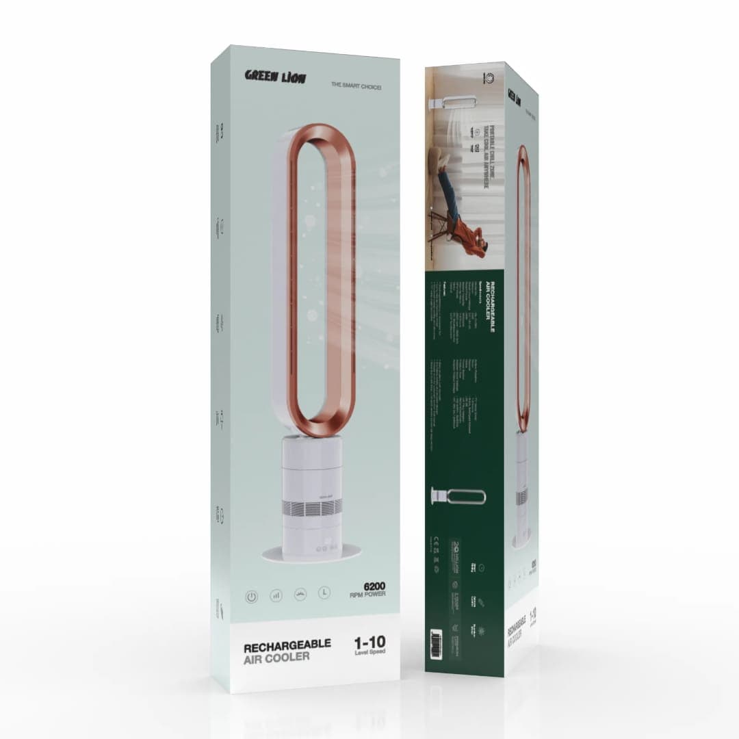 Bladeless Tower Fan with Air Purifier