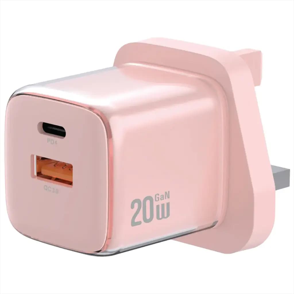 Green Lion Reva Dual Port Wall Charger PD+QC 20W