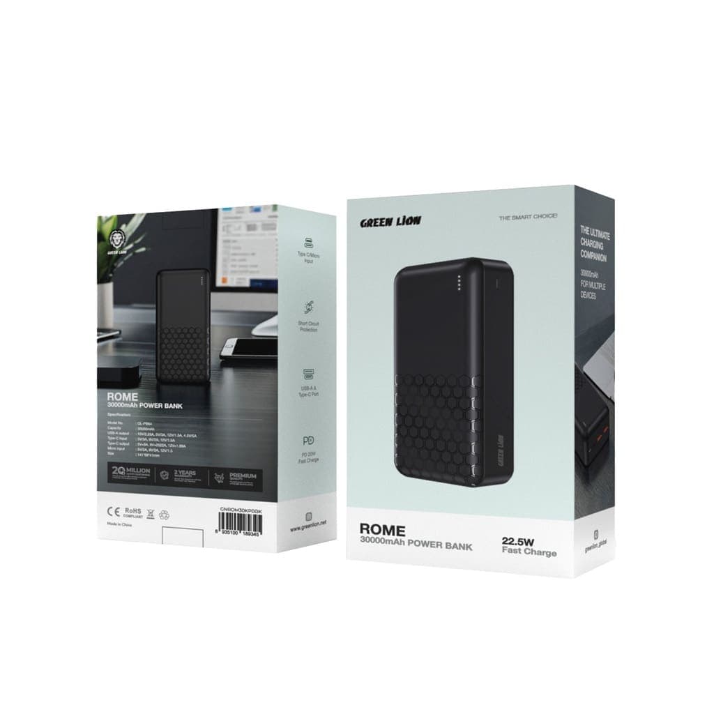 Green Lion Rome 30000mAh Power Bank