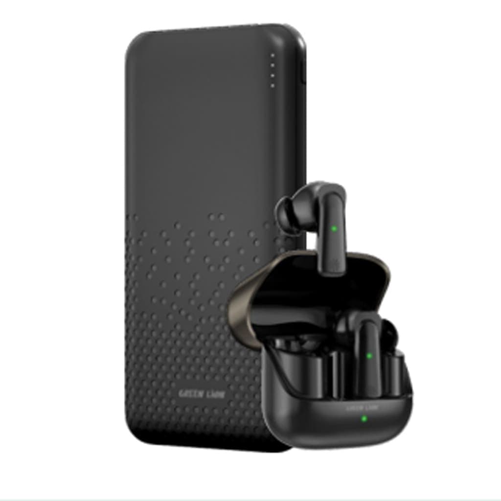 Green Lion Rome Power Bank & Earbuds
