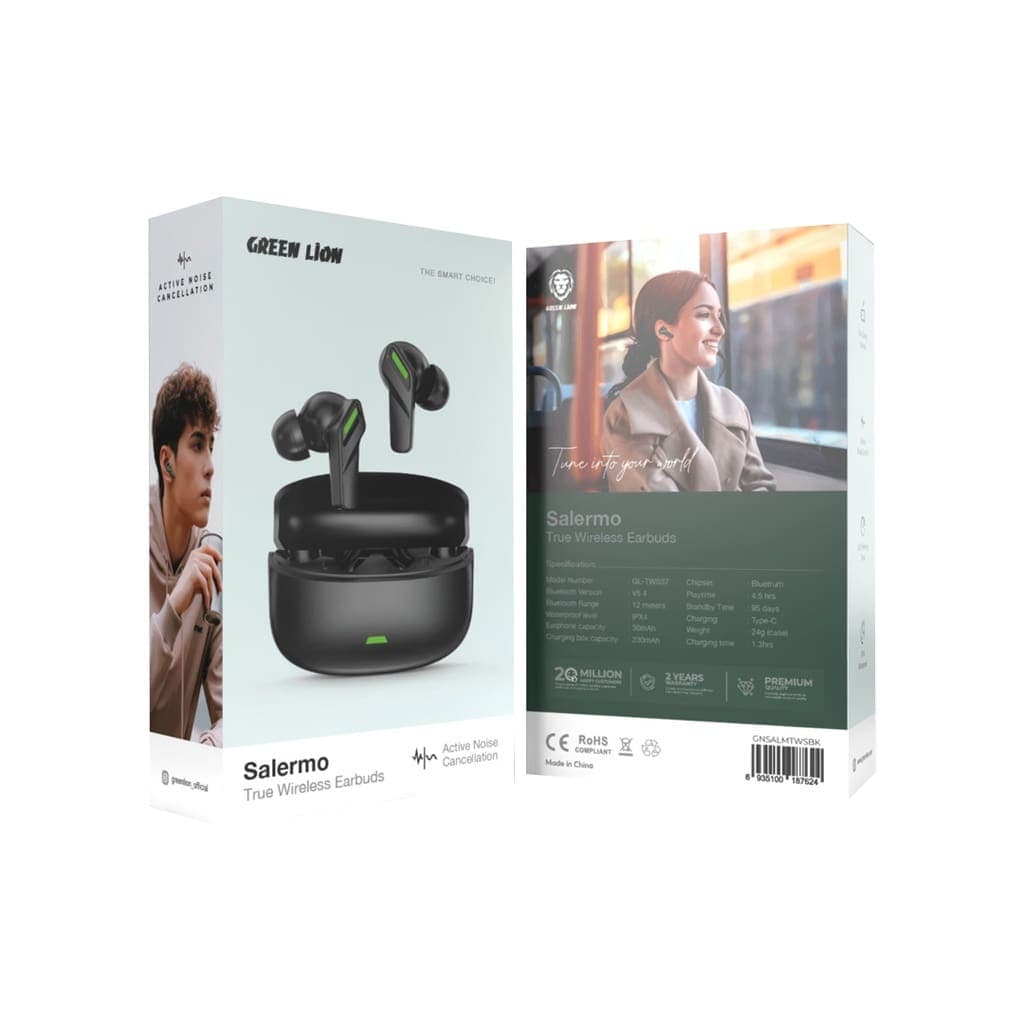 Green Lion Salermo True Wireless Earbuds
