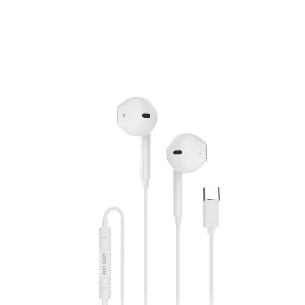 Green Lion Stereo Earphone With Type-C Connector
