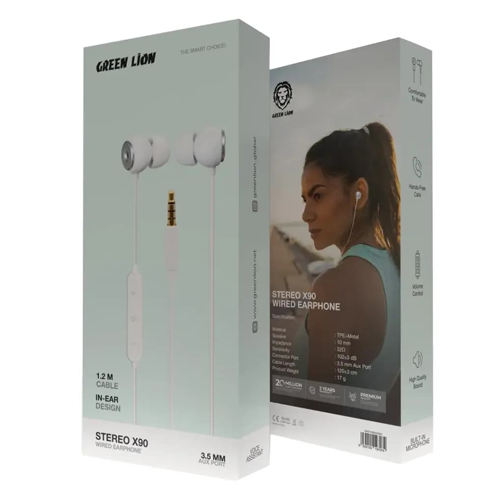 Green Lion Stereo X90 3.5 mm Wired Earphone