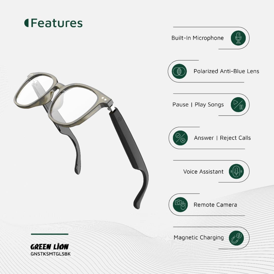 Green Lion Stockholm Smart Glasses