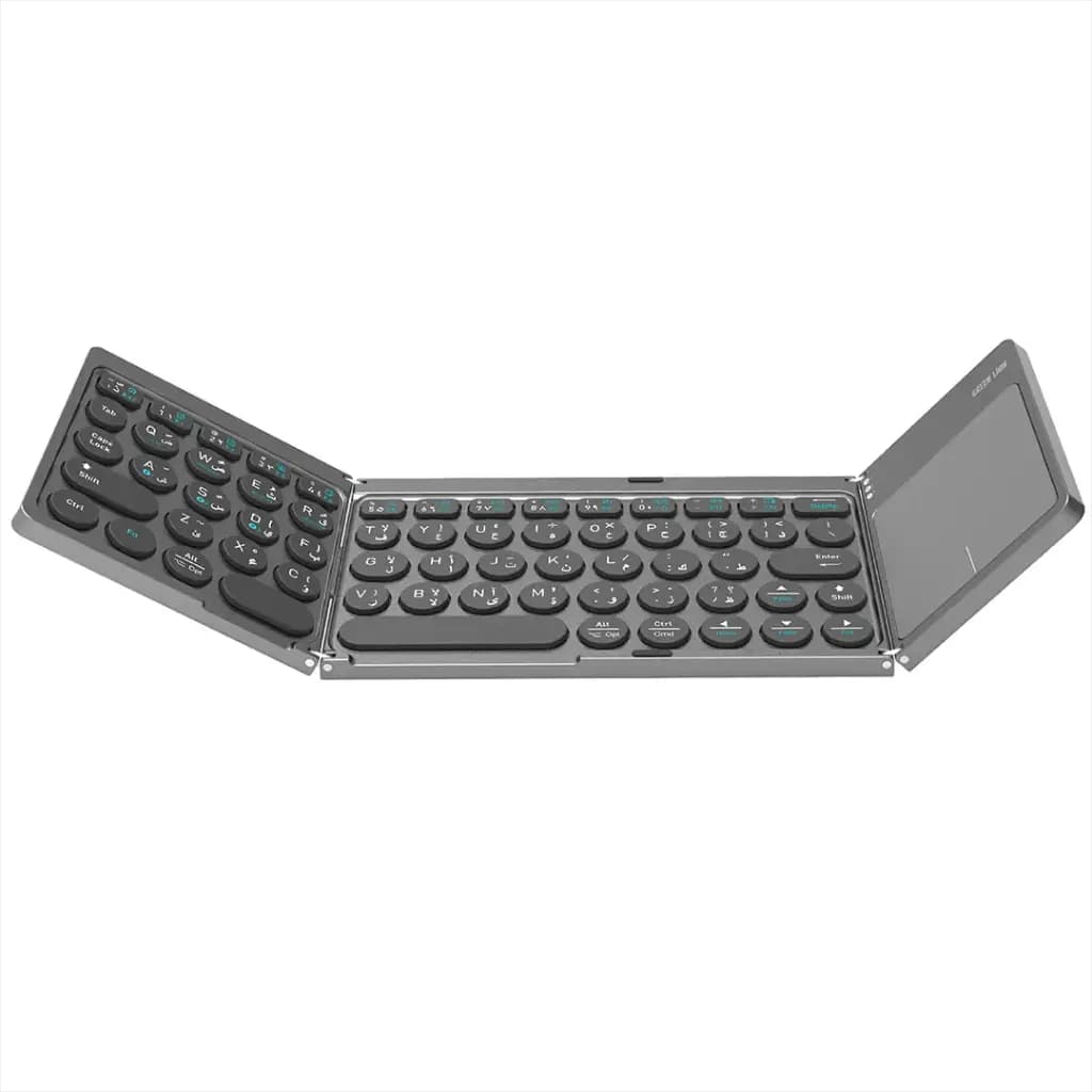 Green Lion Tri-Fold Wireless Keyboard Arabic & English