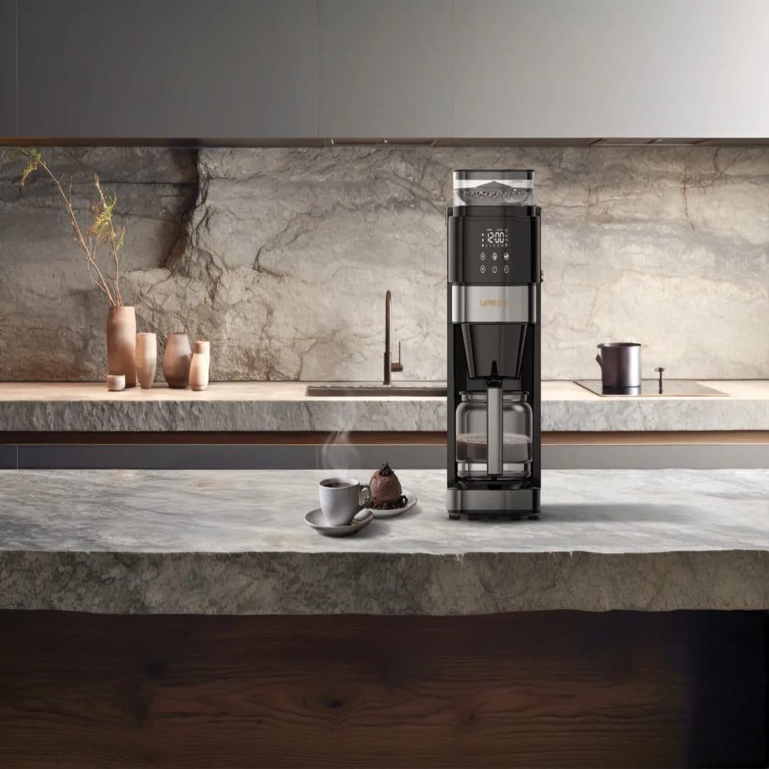 Electric Coffee Maker with Grinder