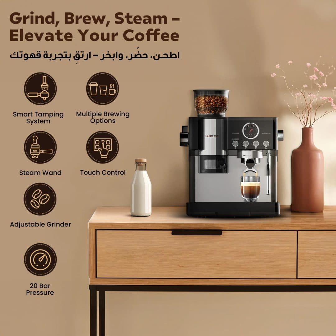 LePresso Semi-Automatic Coffee Machine