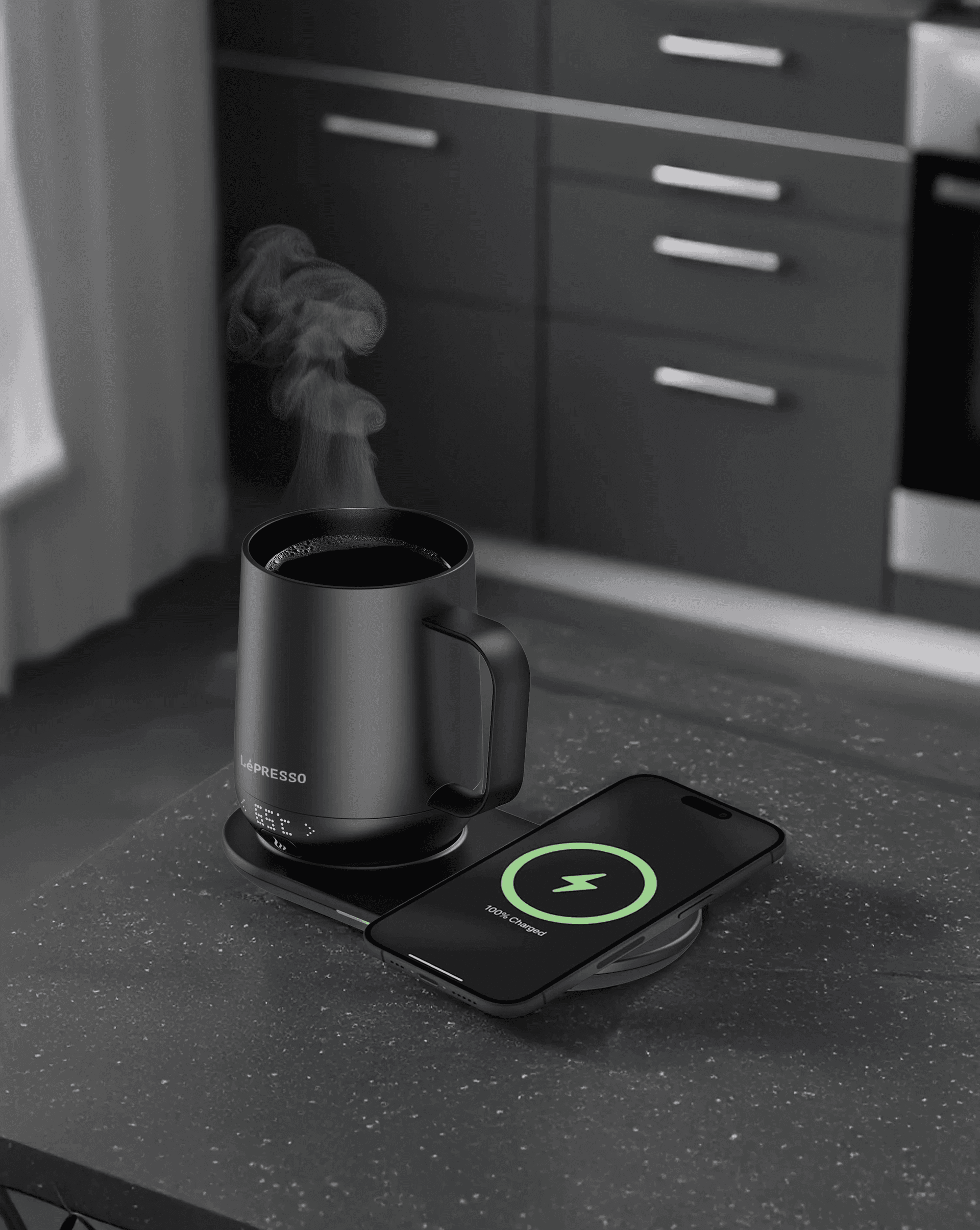 LèPRESSO Electric Mug Warmer with Temperature Control