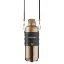 Portable Stainless Steel Water Bottle with Adjustable Strap