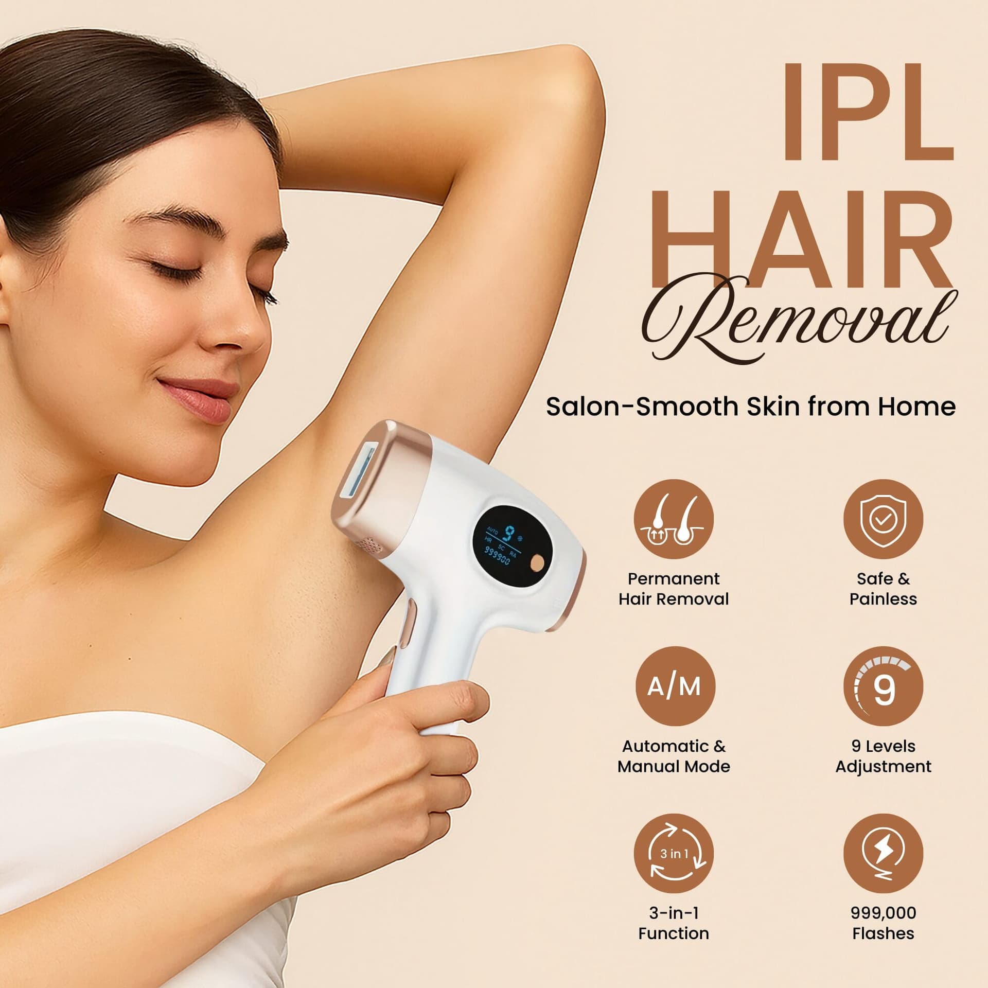 NEXSO IPL Hair Removal Device