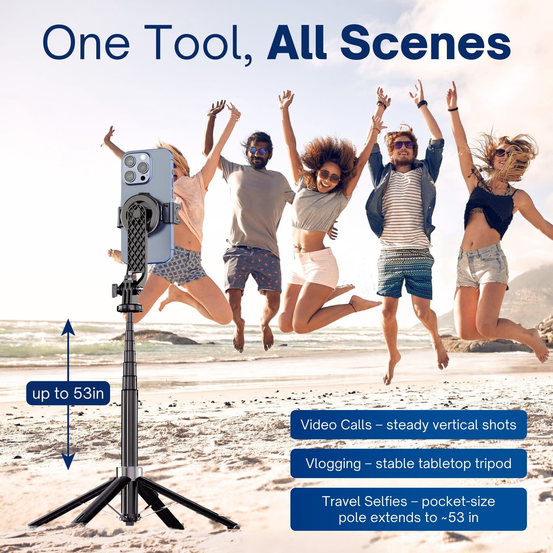 Nexso - Selfie Stick Tripod