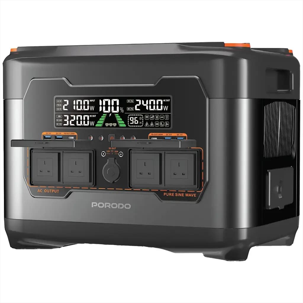 Porodo 2400W Forcebase Portable Power Station