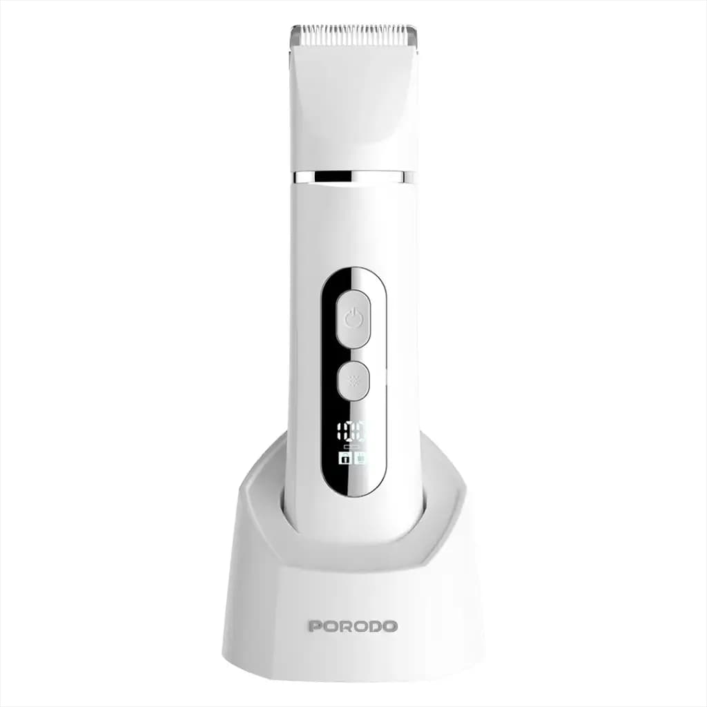 Porodo 4-In-1 Face & Body Electric Trimmer Smart LED Display