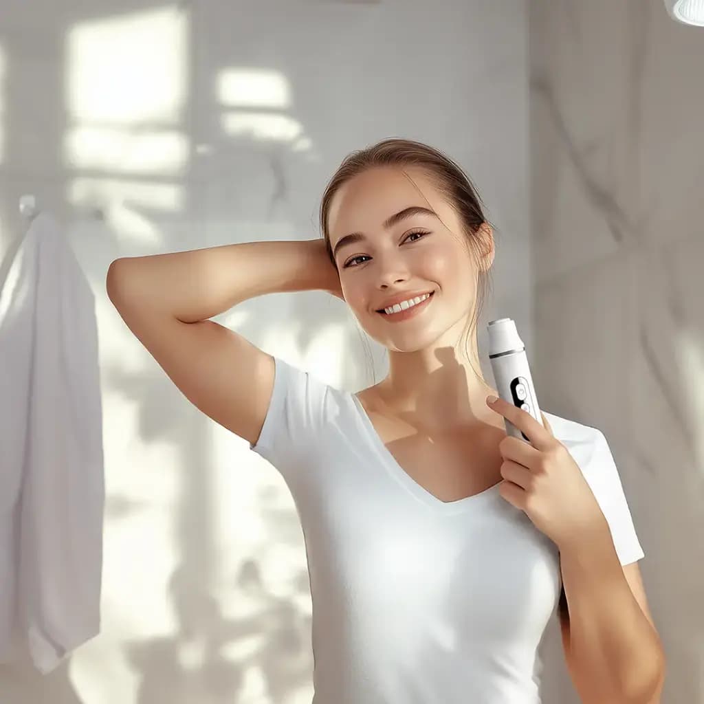 Porodo 4-In-1 Face & Body Electric Trimmer Smart LED Display