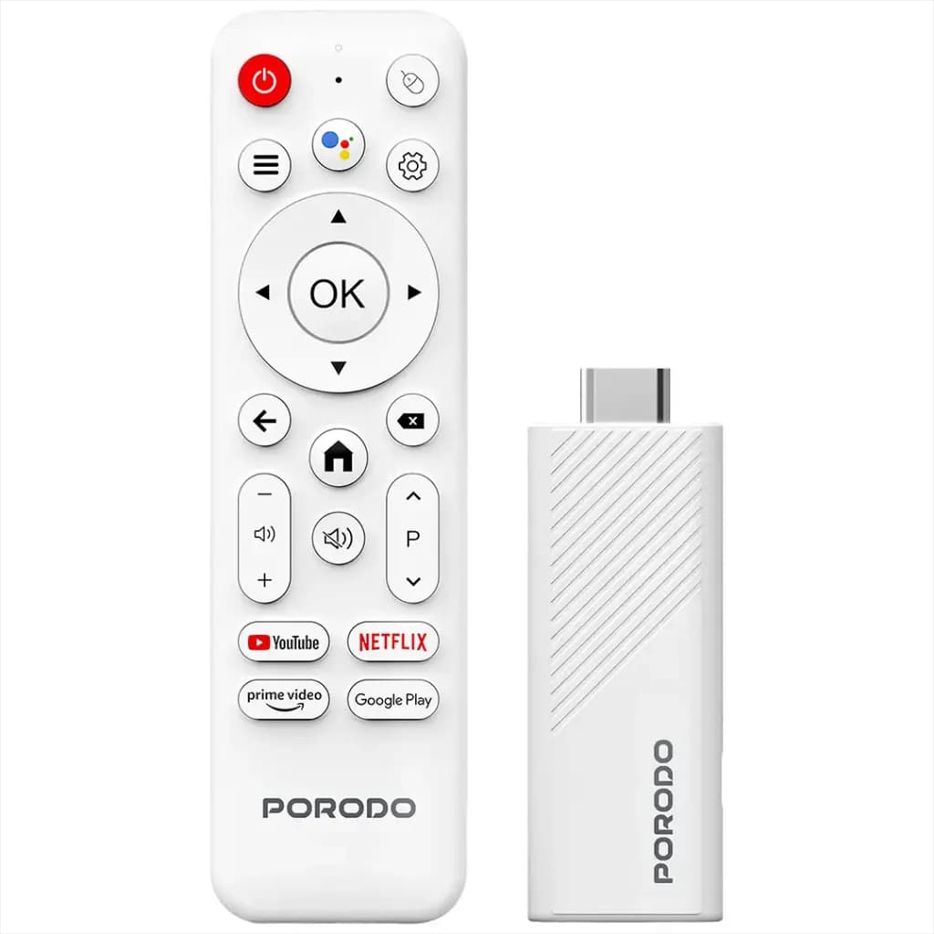 Porodo 4K Android Smart Streaming TV Stick