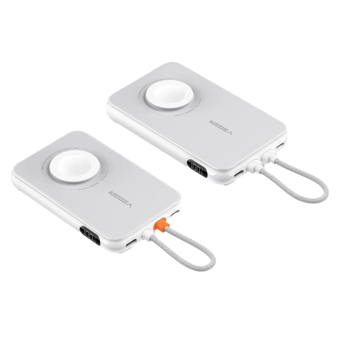 Porodo 5000mAh Slim Powerbank Integrated Lightning Cable