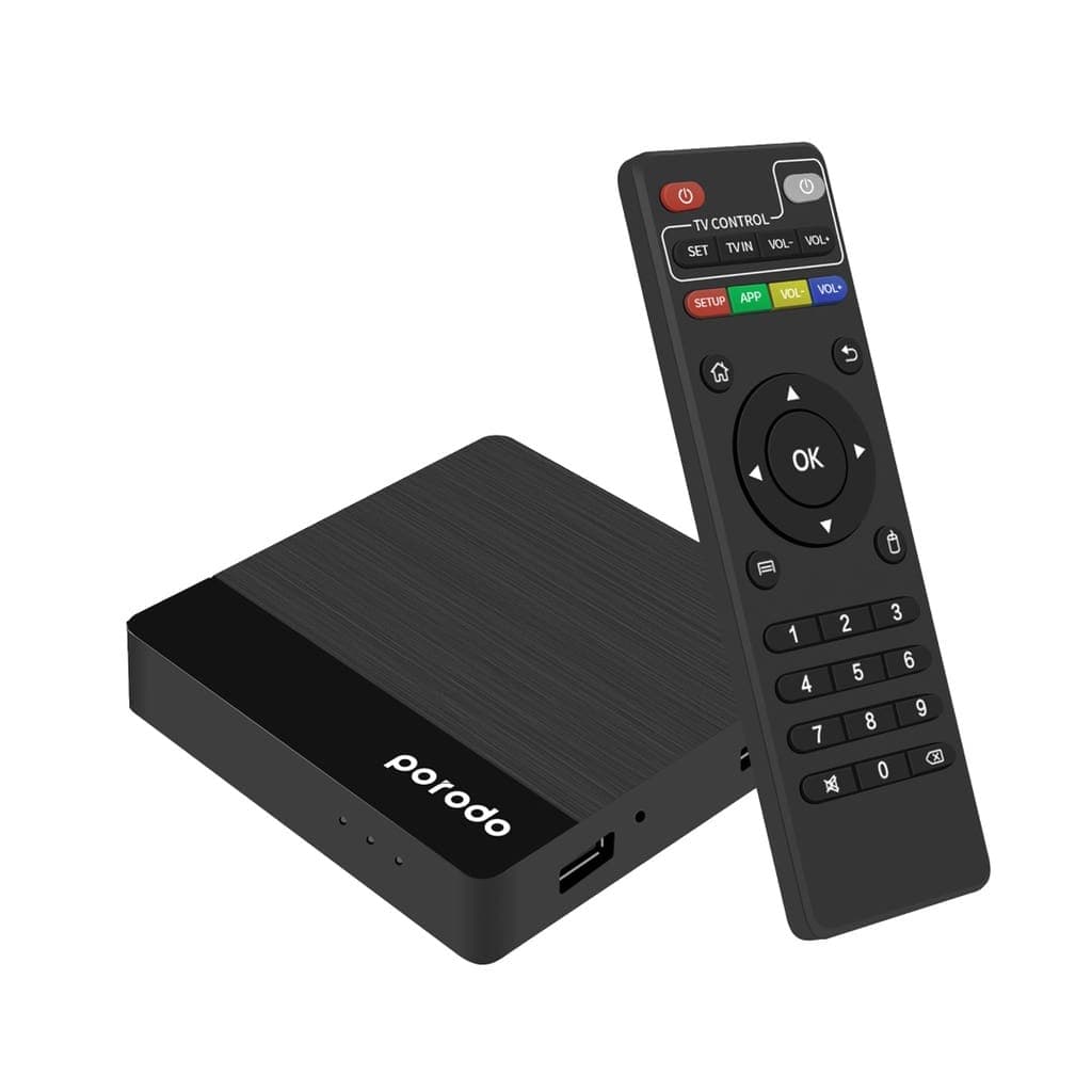 Porodo Android TV Box with Remote