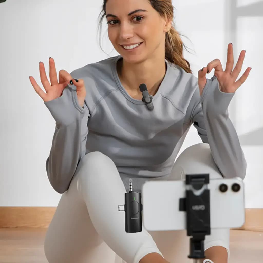 Porodo Audix Elite 3 In 1 Lavalier Microphone