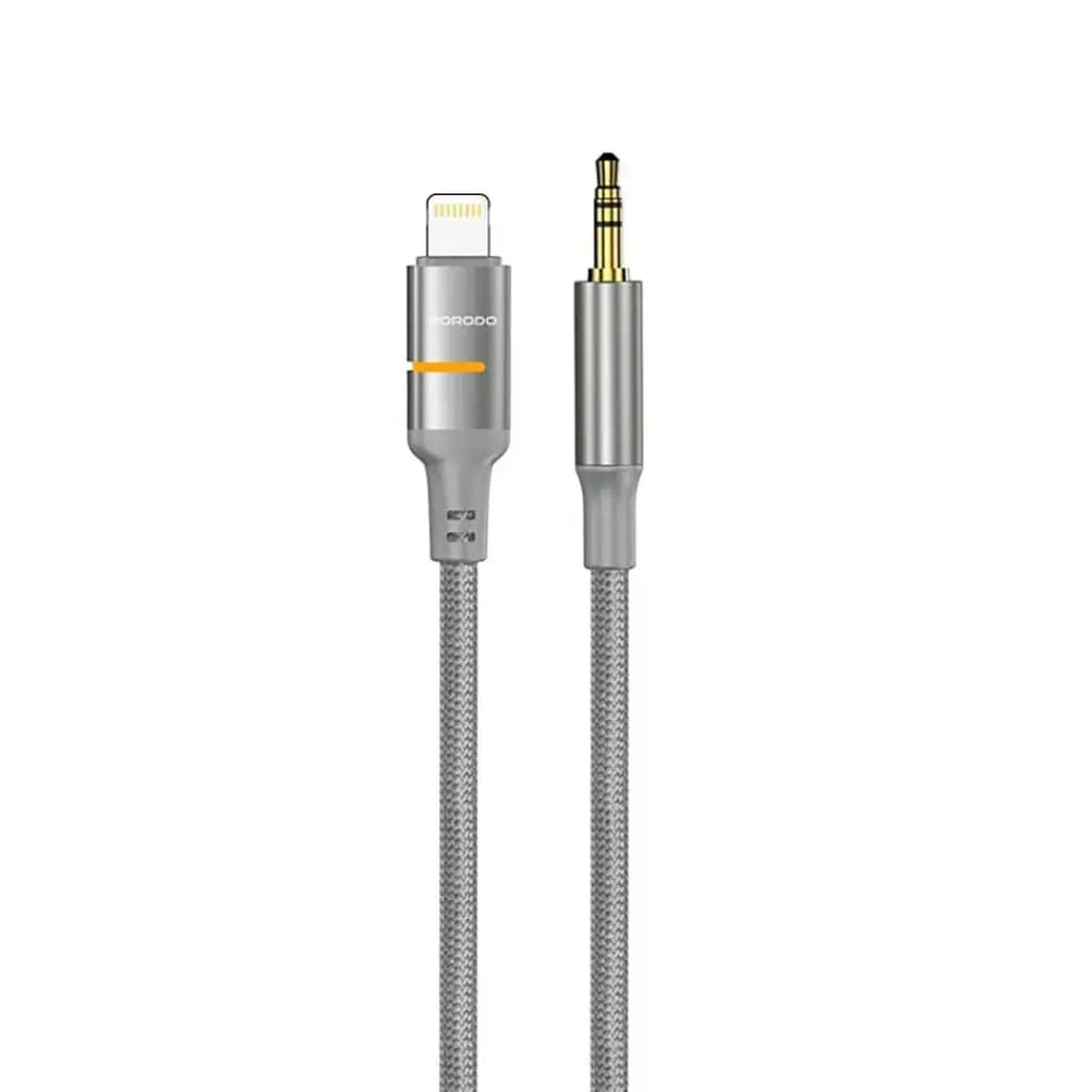 Porodo AUX to Lightning LED Cable