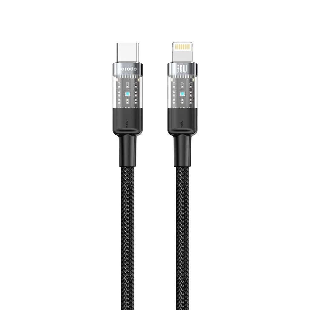 Porodo Braided USB-C to Lightning Cable 1.2m