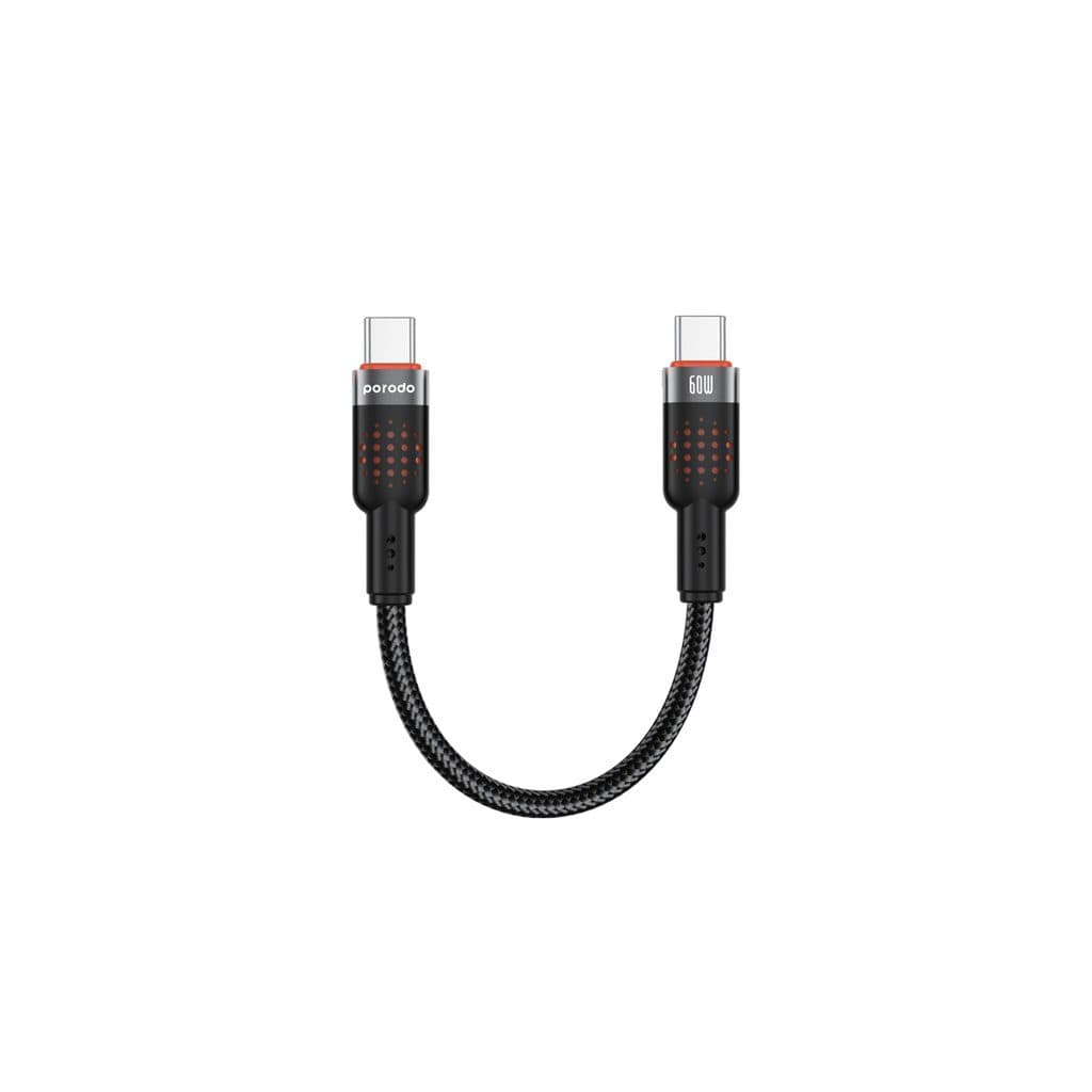 Porodo Braided Type-C to Type-C Cable