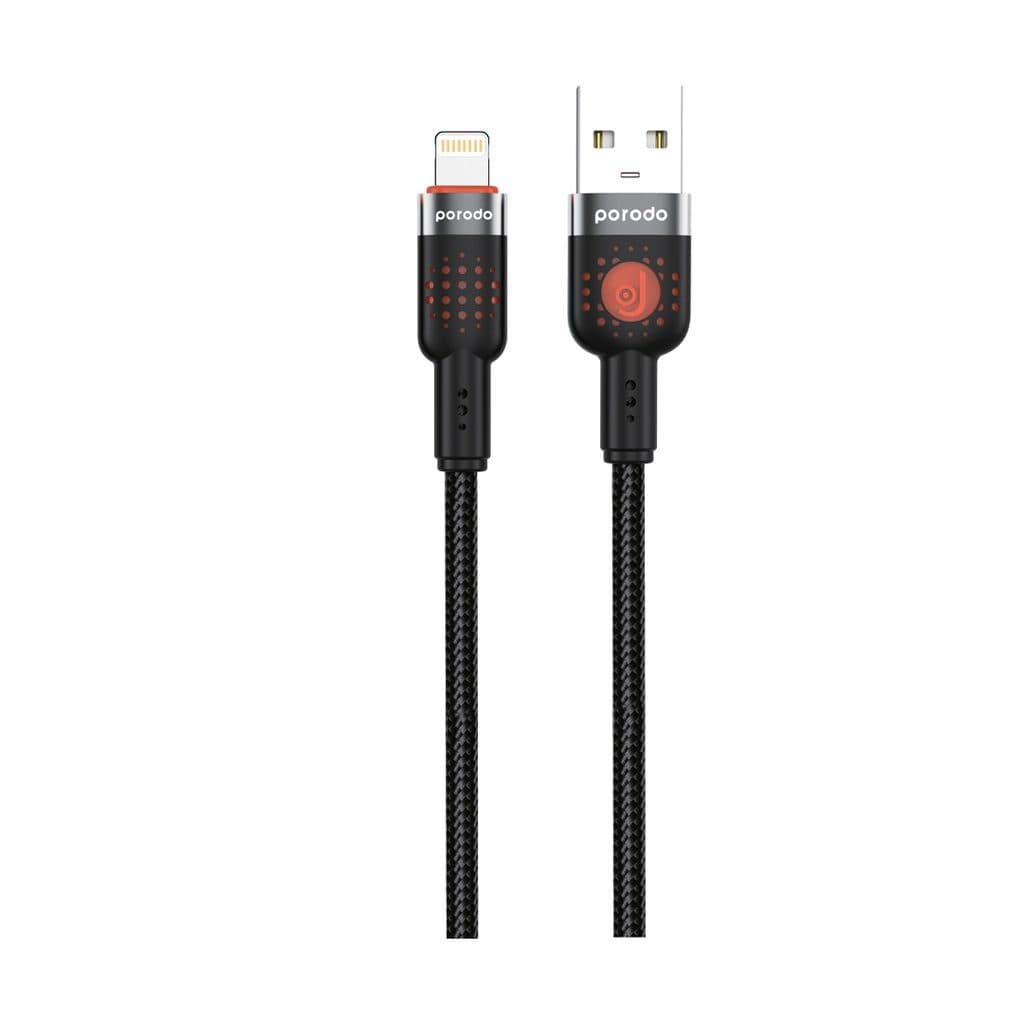 Porodo Braided USB-A to Lightning Cable