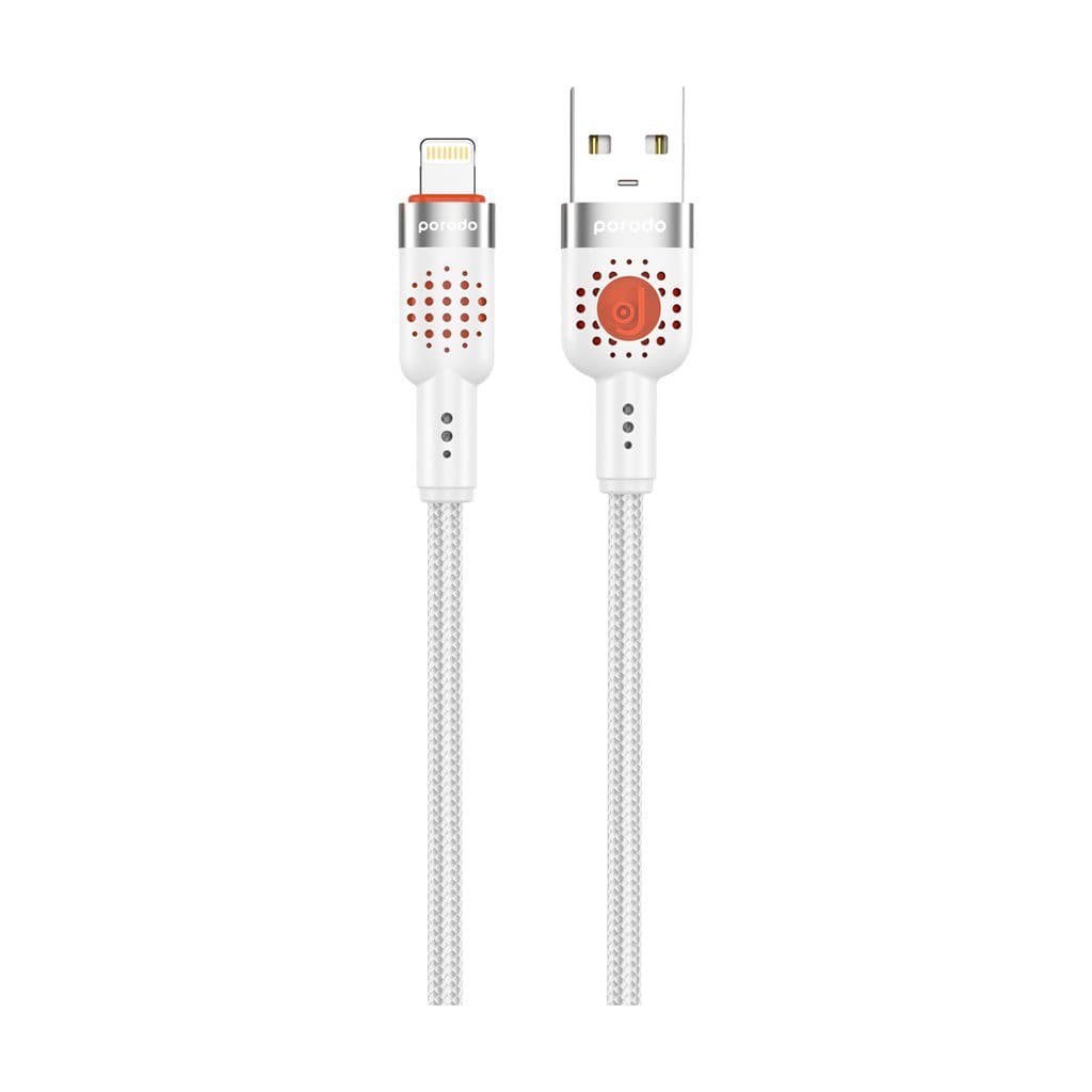 Porodo Braided USB-A to Lightning Cable